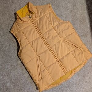 Vintage 90s Bright Yellow Puffer Vest